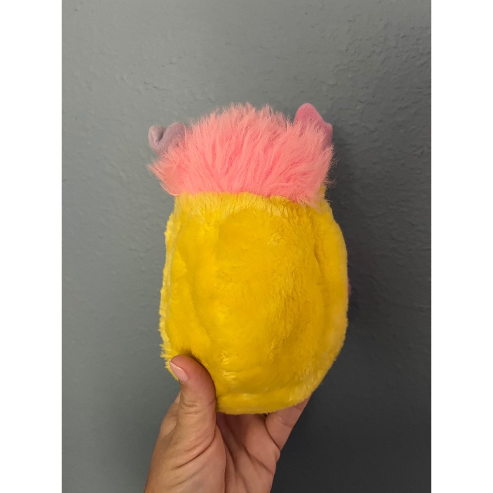 Vintage Popples Yellow Pink Purple Transforming Plush Stuffed Animal Toy 8 inch - Picture 3 of 6